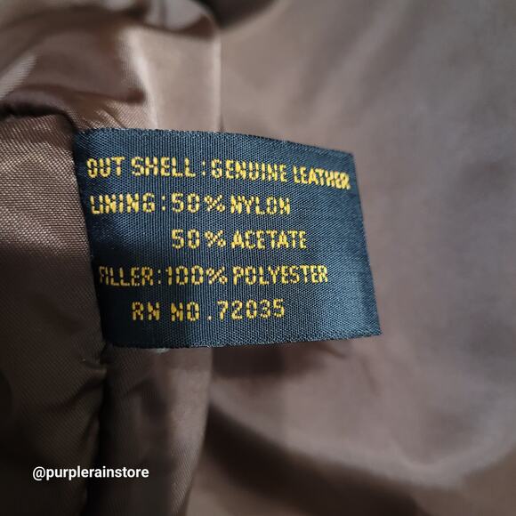 Vtg Exploration Leather Field Chore Barn Coat Jacket XXL Brown Preppy 90's - Picture 5 of 12